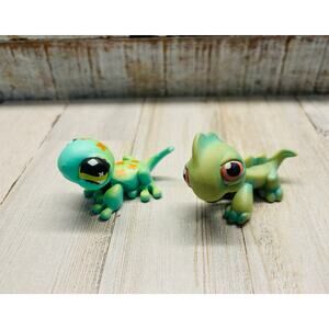 Lot of Littlest Pet Shop LPS Vintage Lizard iguanas Lot EUC